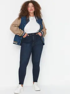Trendyol Women Plus Size Light Fade Jeans