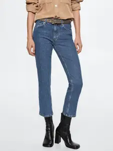 MANGO Women Bootcut Stretchable Jeans