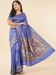 Fashion Booms Woven Design Zari Pure Silk Kanjeevaram Saree