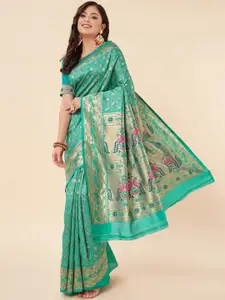 Fashion Booms Ethnic Motifs Pure Silk Kanjeevaram Saree