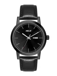 Helix Men Leather Straps Analogue Watch TW047HG03