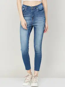 Fame Forever by Lifestyle Women Cotton Skinny Fit Heavy Fade Jeans