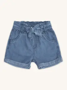 Pantaloons Baby Girls Cotton Denim Shorts