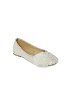 Pantaloons Junior Girls Textured Ballerinas Flats