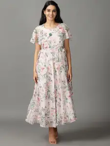 SHOWOFF Floral A-Line Maxi Dress