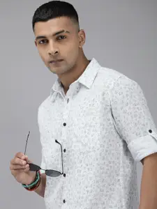 The Roadster Lifestyle Co. Pure Cotton Printed Casual Shirt