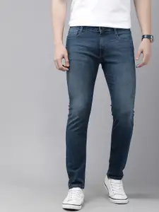Pepe Jeans Men Vapour Tapered Fit Low-Rise Light Fade Stretchable Jeans