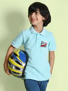 NUSYL Boys Polo Collar T-shirt