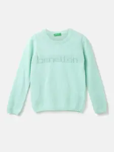 United Colors of Benetton Girls Round Neck Pullover Sweater