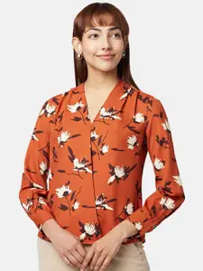 Annabelle by Pantaloons Floral Printed Shirt Style Top