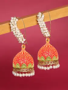 OOMPH Dome Shaped Jhumkas Earrings