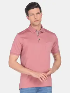 Arrow Men Cotton Polo Collar T-shirt