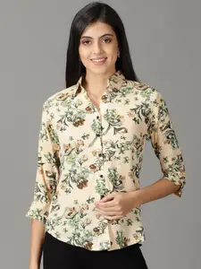 SHOWOFF Women Floral Printed Casual Shirt