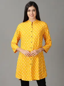 SHOWOFF Women Polka Dots Printed Casual Shirt