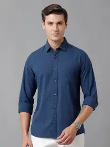 CAVALLO by Linen Club Men Solid Casual Shirt