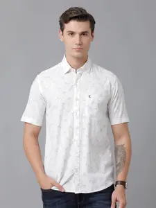 CAVALLO by Linen Club Men Floral Printed Casual Shirt