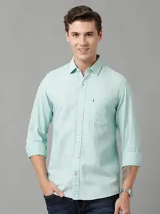 CAVALLO by Linen Club Men Checked Cotton Casual Shirt