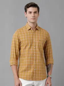 CAVALLO by Linen Club Men Checked Casual Shirt