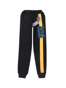 Gini and Jony Boys Brand Logo Printed Detail Cotton Elasticated Jogger