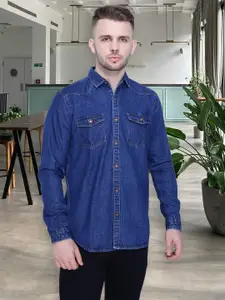 Kuons Avenue Men Denim Casual Shirt