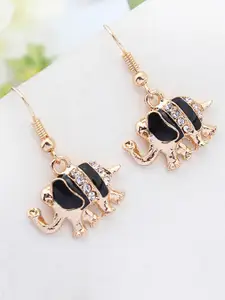Young & Forever Gold-Plated Animal Shaped Drop Earrings