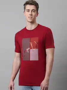 VENITIAN Men Graphic Printed Slim Fit T-shirt
