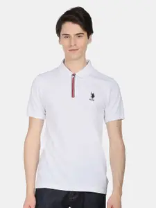 U.S. Polo Assn. Men Polo Collar Cotton T-shirt