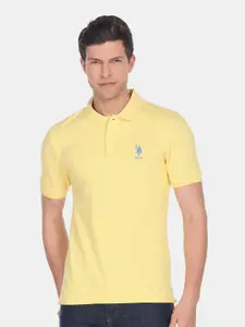 U.S. Polo Assn. Men Polo Collar Slim Fit T-shirt
