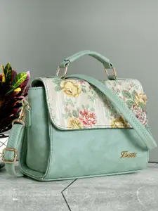 Exotic Floral Structured Satchel