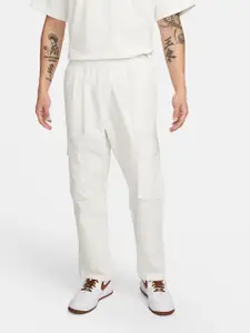 Nike Men White Sportswear Air Trackpants
