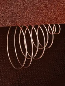 Accessorize Set Of 4 Geometric Hoop Earrings
