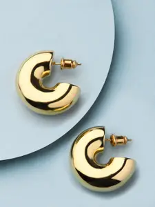 Accessorize London Women 14K Gold Plated Z Grecian Pearl Drop Earrings