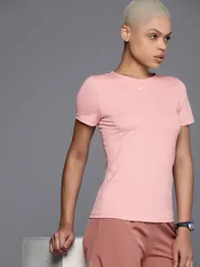 Nike Women Dri-FIT Over Mesh NP SS Training or Gym T-shirt