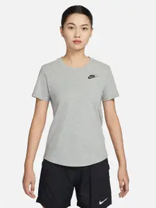Nike Brand Logo Embroidered Pure Cotton Training Top