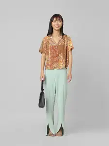 ONLY Women Boxy Ethnic Printed Casual Shirt