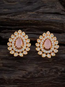 Kushal's Fashion Jewellery Teardrop Shaped Studs Earrings
