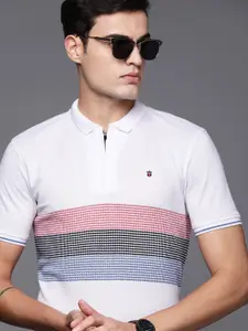 Louis Philippe Sport Polo Collar Knitted T-shirt