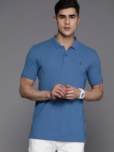 Louis Philippe Sport Men Polo Collar Slim Fit T-shirt