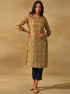 W The Folksong Floral Printed Kurta
