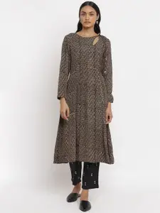 W The Folksong Collection Women Ethnic Motifs Printed Indie Prints Kurta