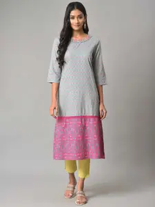 W Women Ethnic Motifs Printed Indie Prints Kurta