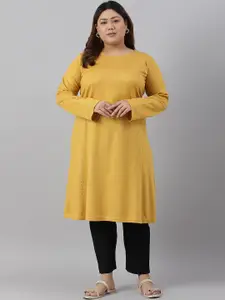 W Women Plus Size Long Sleeves Acrylic Kurta