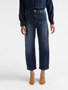 Levis Women Slim Fit High-Rise Heavy Fade Stretchable Jeans