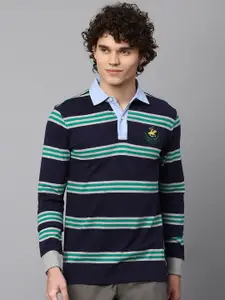 Beverly Hills Polo Club Striped Polo T-shirt