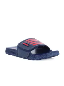 Sparx Men Striped Sliders