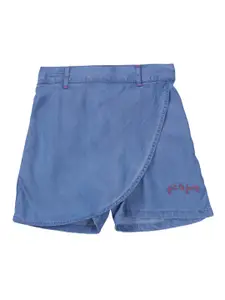 Gini and Jony Girls Knee Length Denim Skorts