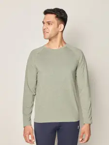 Gloot Men Raglan Sleeves Anti Odor Cotton Stretchable T-shirt