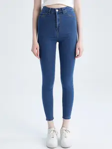 DeFacto Women Slim Fit Low Distress Stretchable Jeans