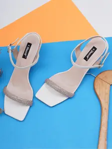 Sherrif Shoes Embellished Block Heels
