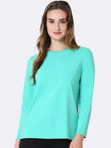 Van Heusen Women Round Neck Full Sleeve Lounge T-Shirt